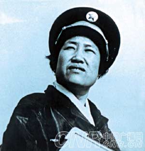第一位女试飞员张玉梅（图片来源：中国广播网）